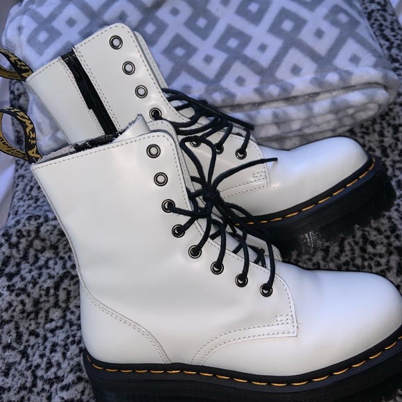 Dr. Martens Shoes - White high top doc martens